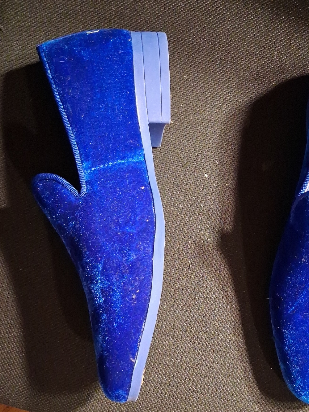Mens Blue Uubaris Dress Shoes - Picture 4 of 9
